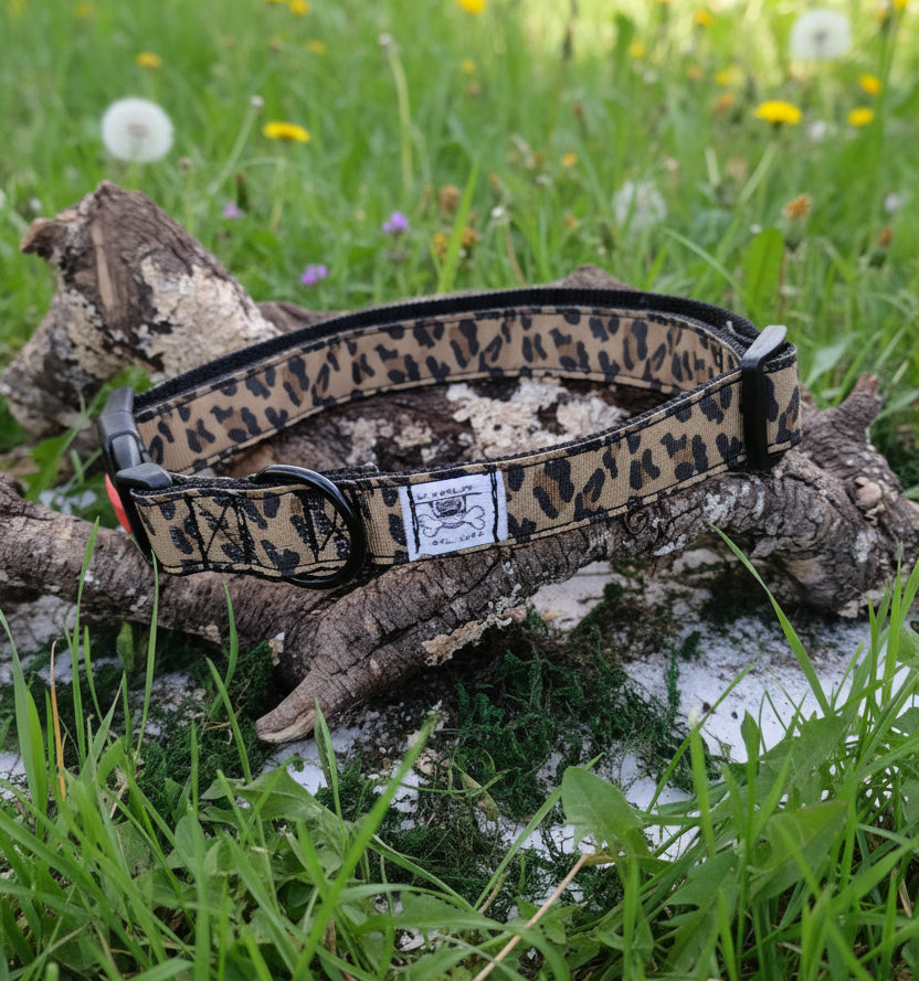 Collare fantasia - leopardo scuro