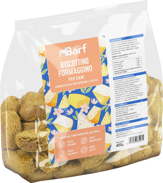 Biscottino formaggino per cani