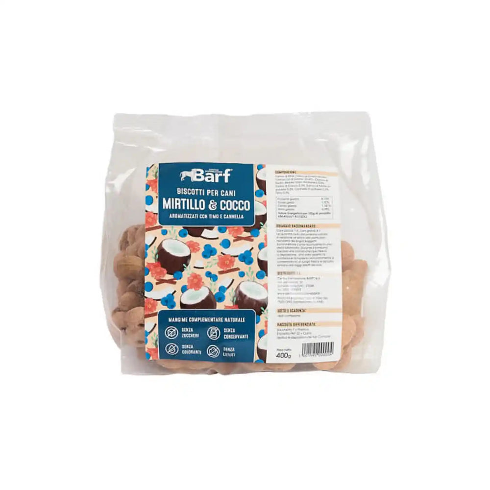 Biscotti Per Cani Mirtillo E Cocco