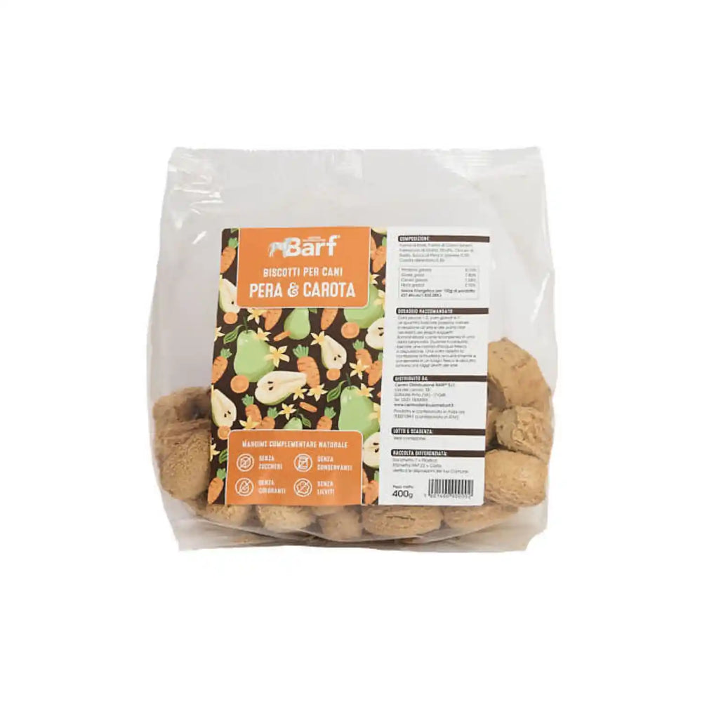 Biscotti Per Cani Pera E Carota