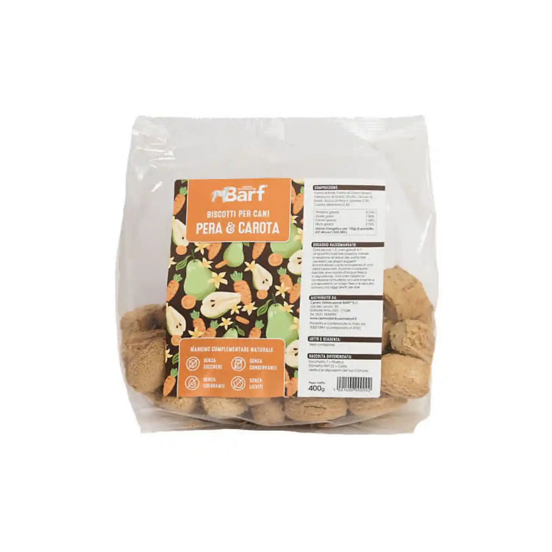 Biscotti Per Cani Pera E Carota